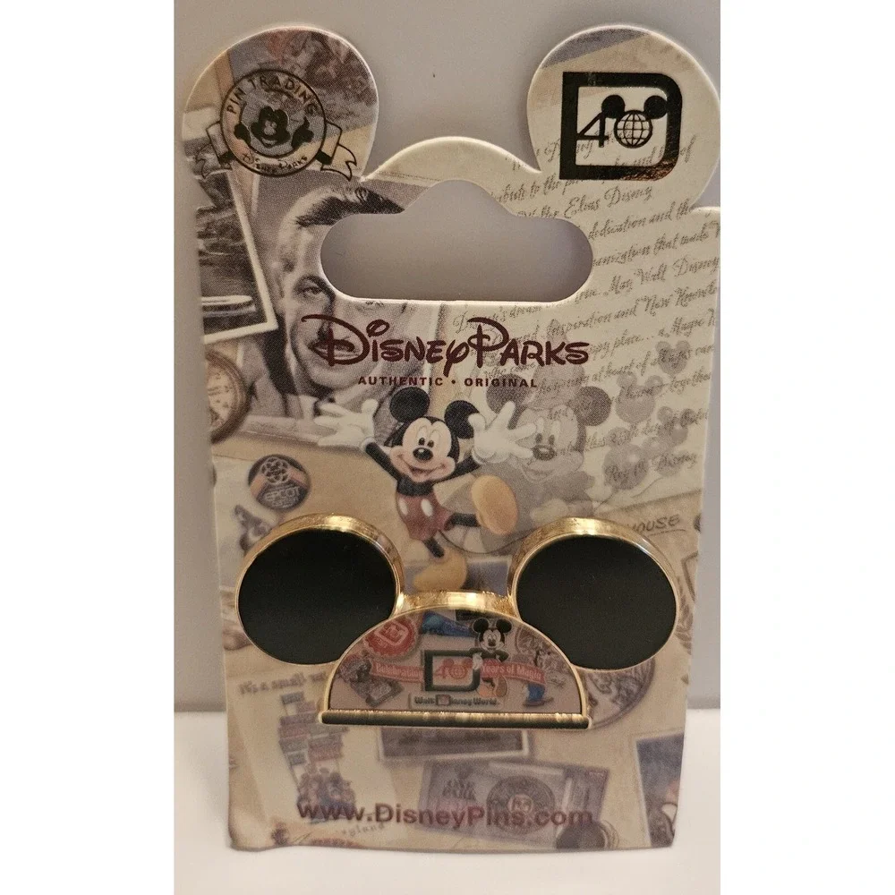Disney -Mickey Celebrating 40 Years of Magic Ear Hat WDW  Pin
